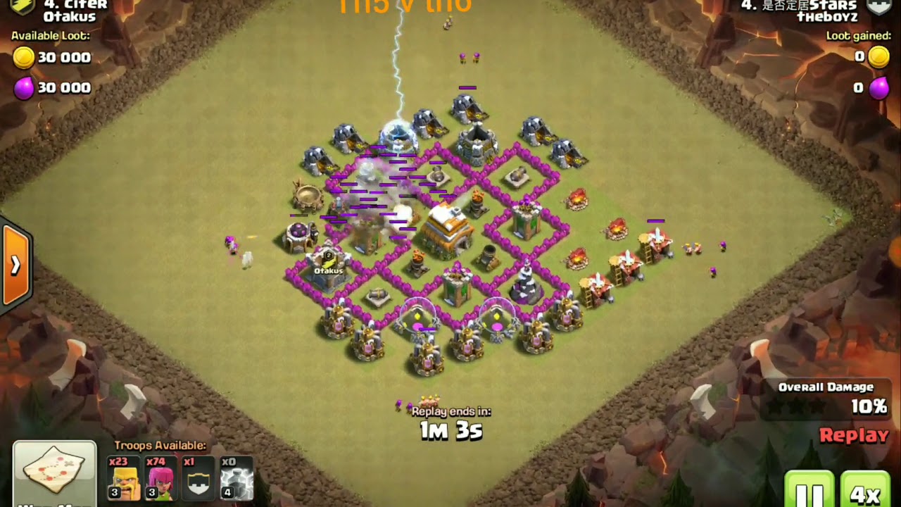 TH5 V TH6 War attack (music)