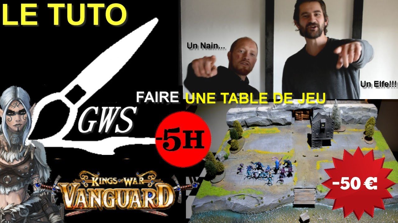 MODELISME - LE TUTO - Faire une TABLE de jeu OLD SCHOOL en moins de 5H pour moins de 50€ -