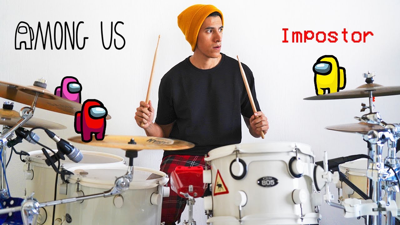 AMONG US but it’s on DRUMS