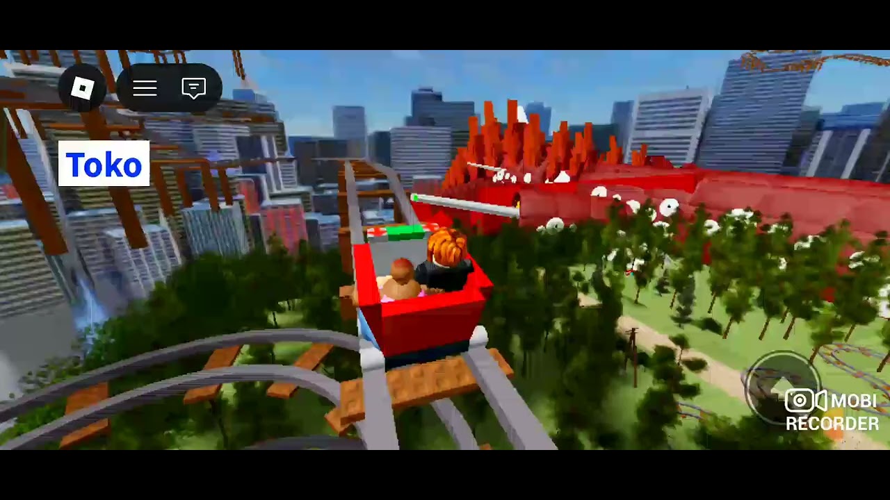 Naik kereta menuju ke langit terinfeksi gaes 🚃 #roblox  #reels 