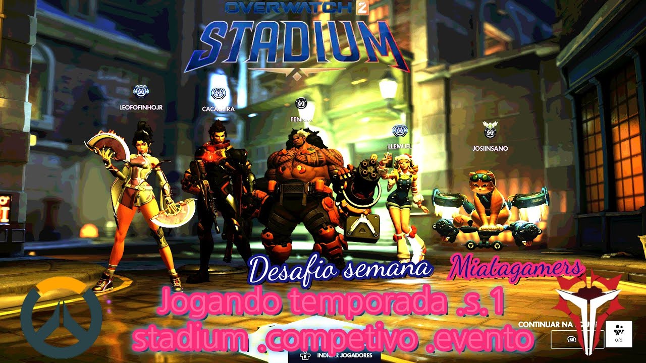 Overwatch.miatagamers.evento.temporada.s1.talon.vs.Overwatch.semana.stadium.jogando.ptbr