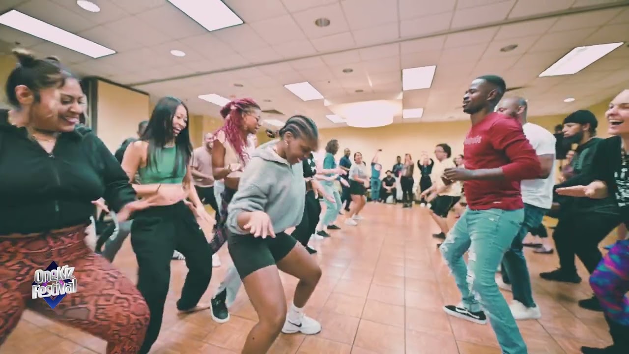 Samy Afro moves demo at One Kiz 2023 in Dallas Texas