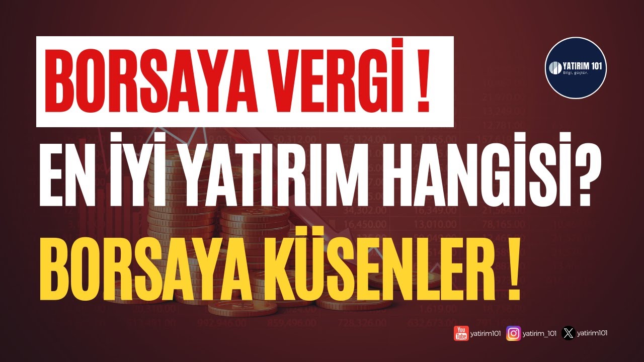 Borsaya K&uuml;senler & BİST ve Kriptoya Vergi!