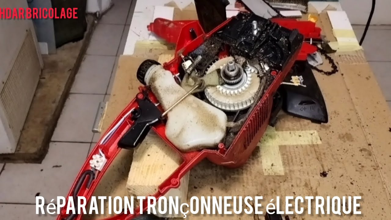 #rèparation _tronçonneuse_منشار_كهربائي électrique# إصلاح _