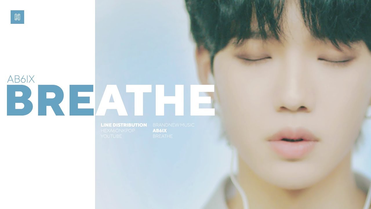 AB6IX - BREATHE Line Distribution (Color Coded) | 에이비식스 - 브릿