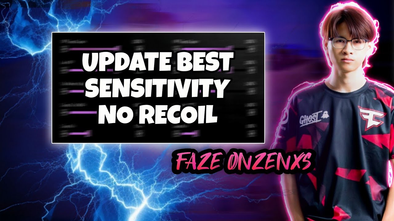 UPDATE SENSITIVITY TERBARU FAZE ONZENXS❗ZERO RECOIL PRO SENSITIVITY | PUBG 3.1