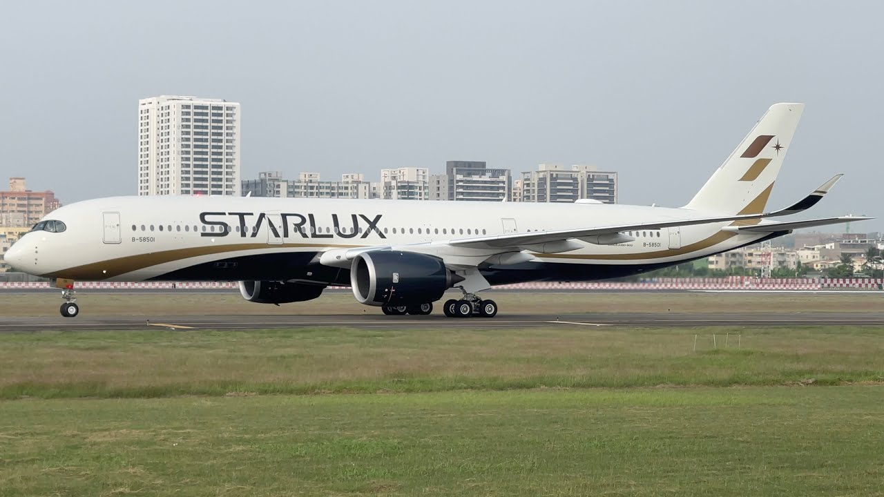Starlux New A350-900! Plane Spotting Compilation at RCKH/KHH (2022.Nov.6)/星宇航空B-58501驗證飛行首降高雄機場