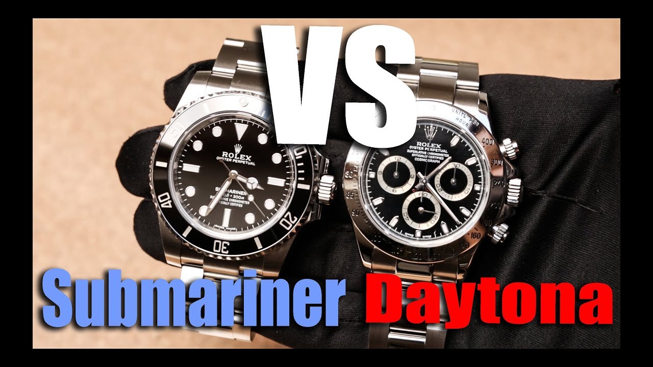 Rolex Submariner vs Rolex Daytona