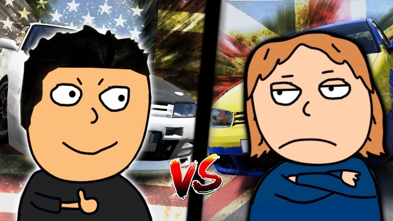 American JDM Weeb VS British Golf Bloke