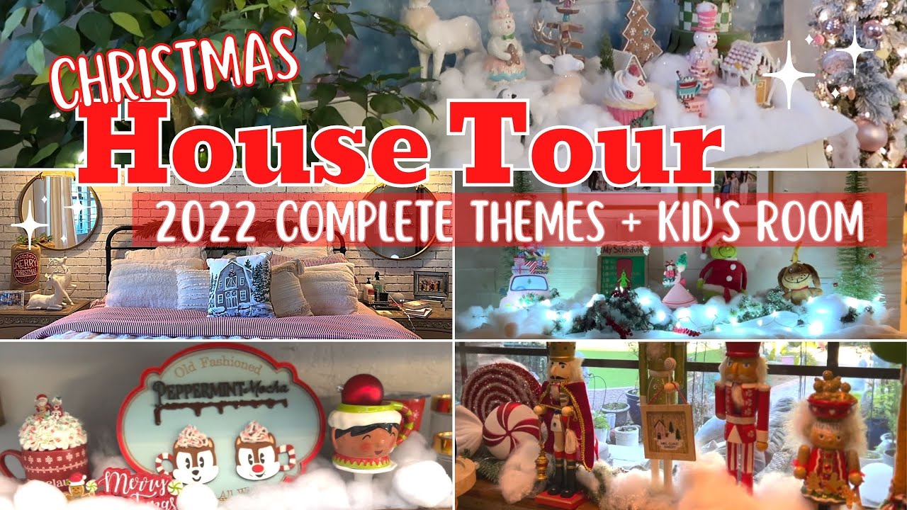 2022 Christmas House Tour | Holiday Home Tour | Grinch Theme |  Mrs.Claus's Kitchen