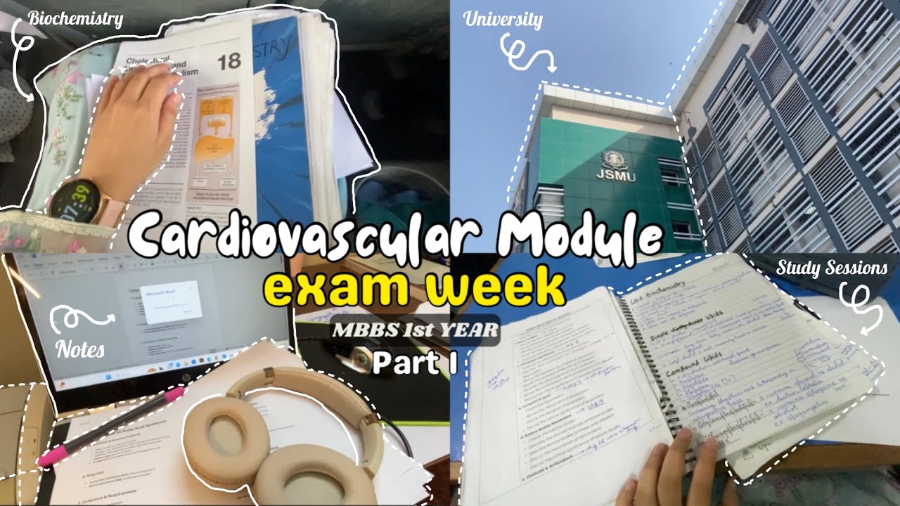 CVS Module Exam Week | JSMU Vlogs | MBBS 1st Year | Part 1