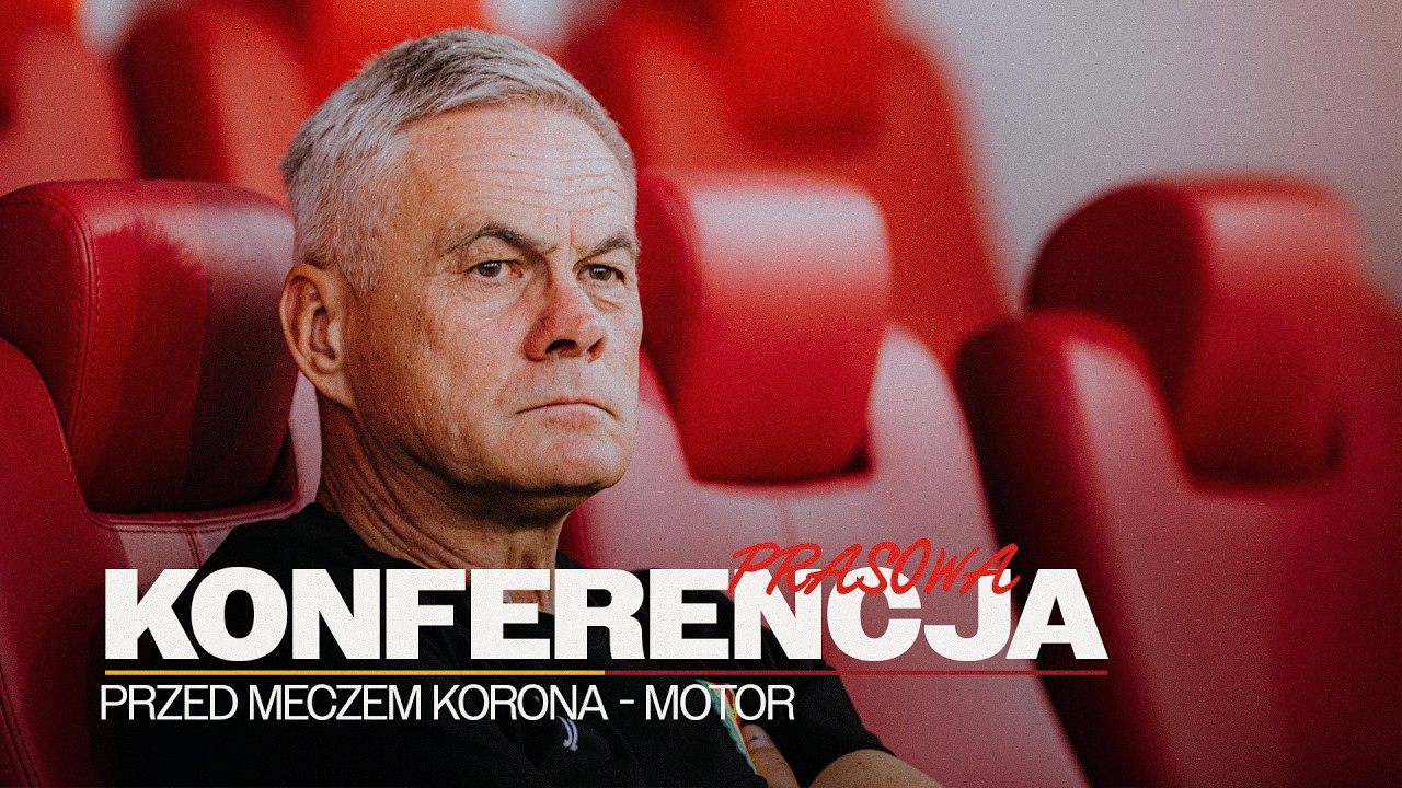 🎙️ Konferencja prasowa przed meczem Korona Kielce - Motor Lublin [NA ŻYWO] 🔴
