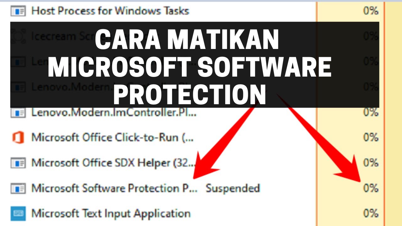 How to Turn Off Microsoft Software Protection (Reduce CPU Usage)
