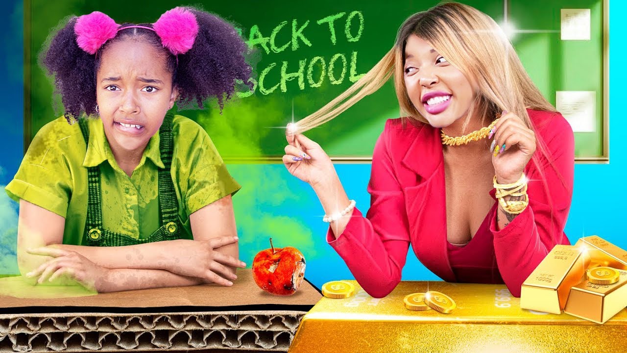 RICHE vs PAUVRE || Etudiante NORMALE vs FILLE DU PROF | Quand la vie n'est pas JUSTE