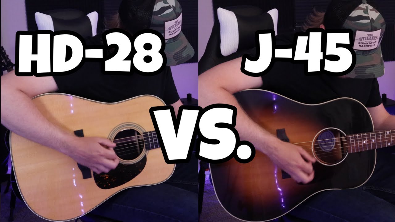Gibson J45 VS Martin HD28 | No Talking Just Tones