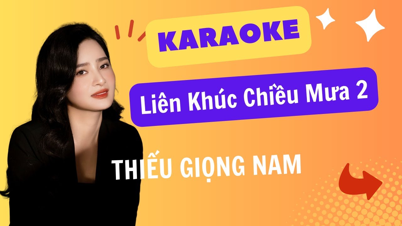 Karaoke Liên Khúc Chiều Mưa 2 Tuấn Vũ - Thiếu Giọng Nam Song Ca với Linh Lan