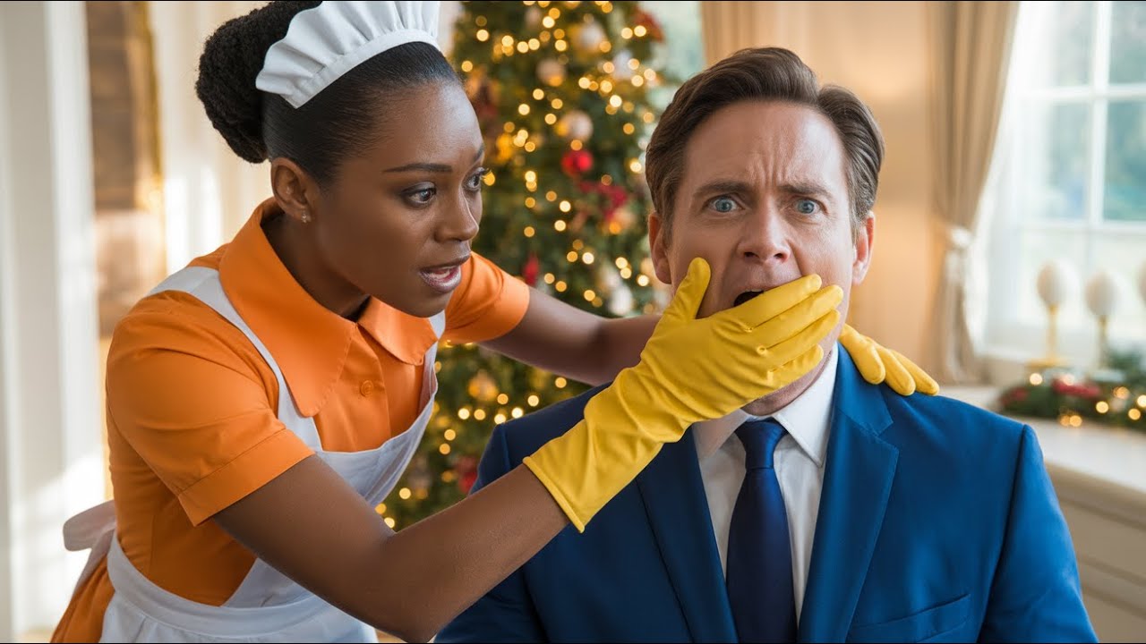 The Billionaire Returned Early — His Black Maid Whispered “Hide”… What He Saw Froze Him