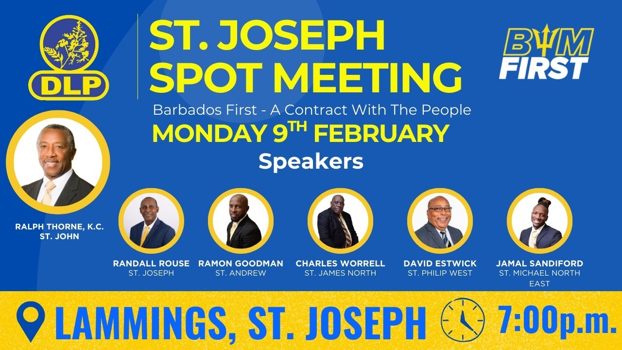 DLP NATIONAL MEETING | BARBADOS FIRST | LAMMINGS, ST. JOSEPH