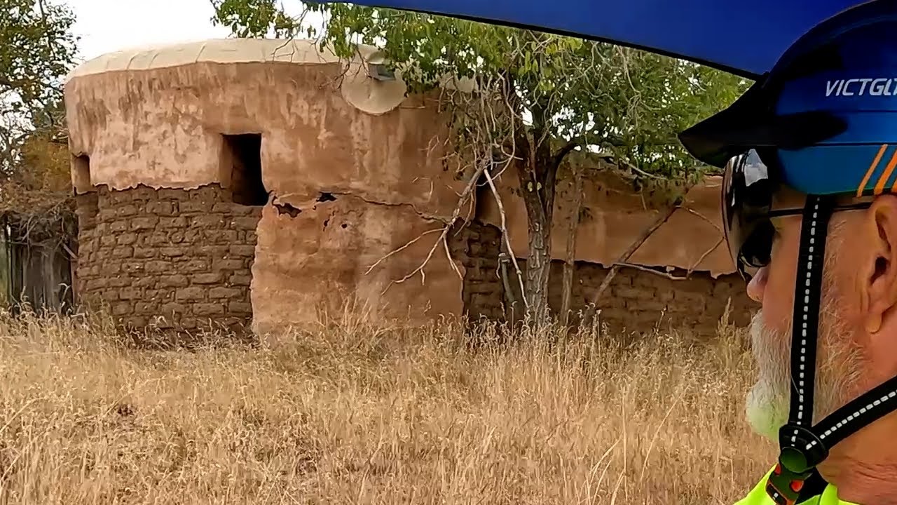 Smitty rides his Terra Trike Charge through historic Pinos Altos, New Mexico