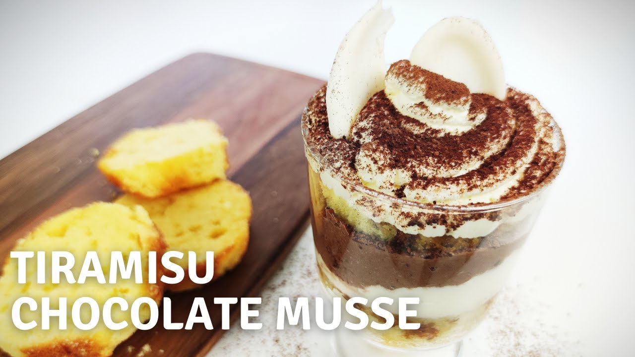 How to make Tiramisu Chocolate Mousse || Easy Dessert Recipe || 4K || By CookCook