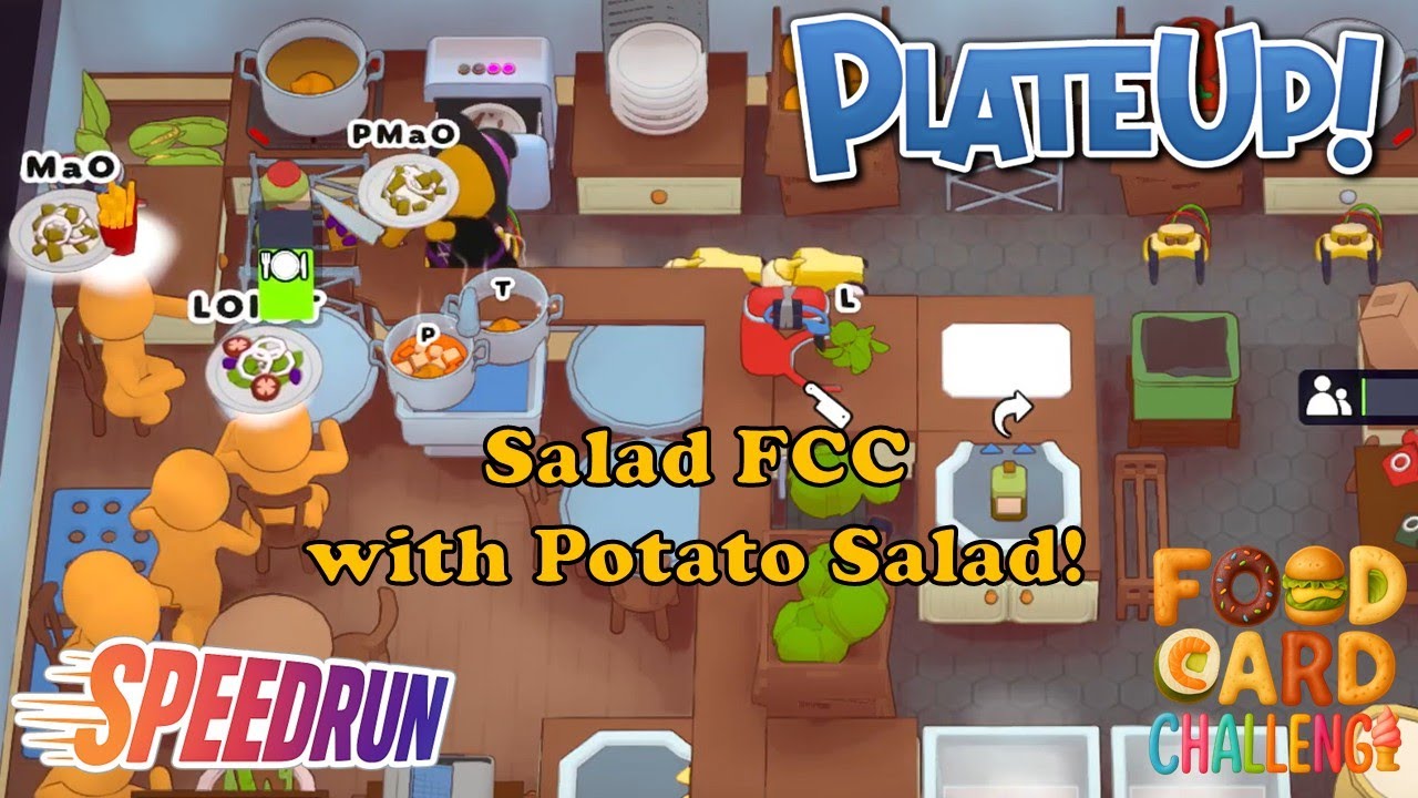 PlateUp! Salad Food Card Challenge 52.48.500