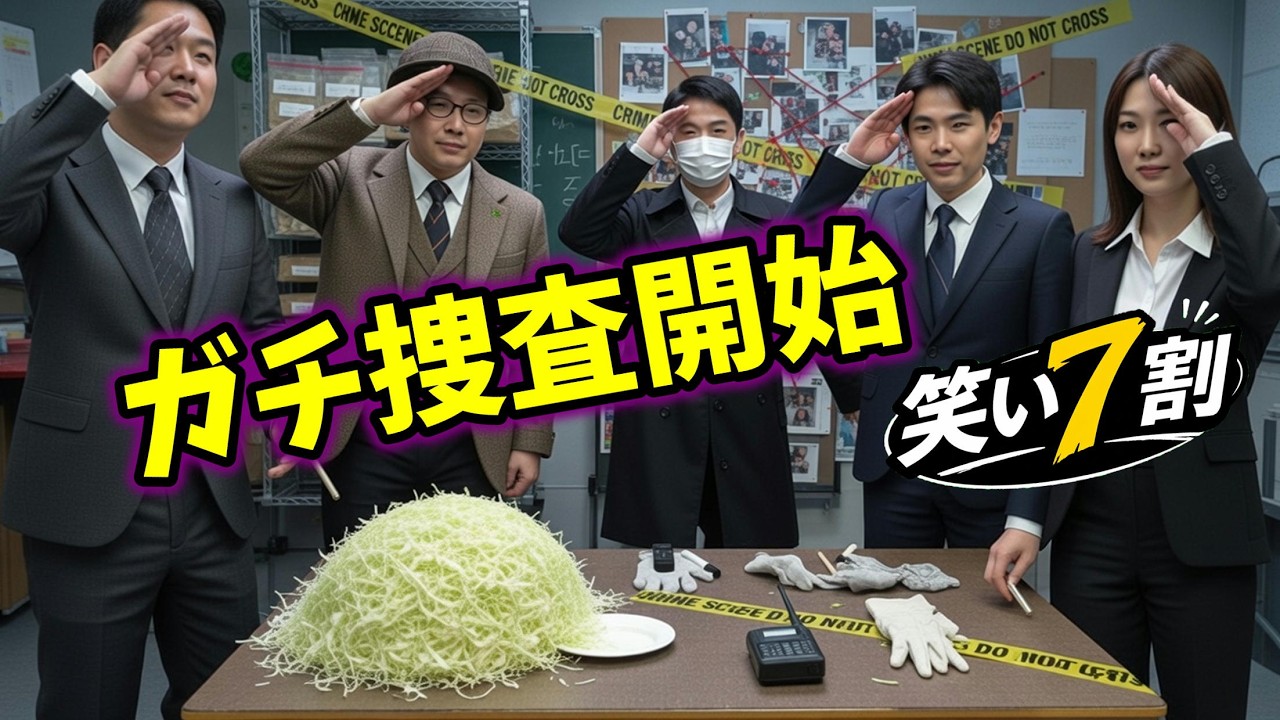 キャベツ捜査官出動!乗ってた料理が予想外過ぎ崩壊ｗｗｗ