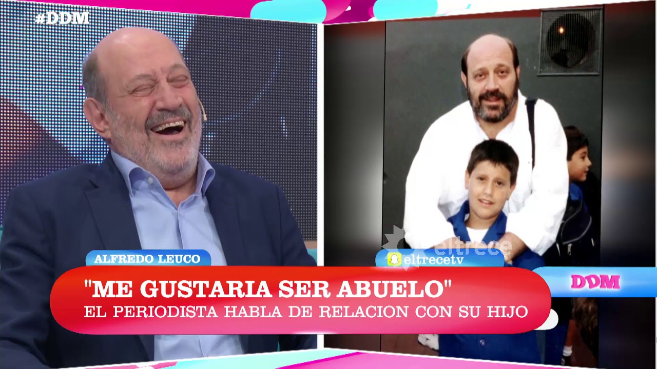 Alfredo Leuco presionó a Diego con ser abuelo y todo el panel lo apoyó