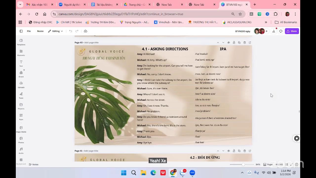 Buổi 48 - 100  NGÀY TIẾNG ANH SINH TỒN