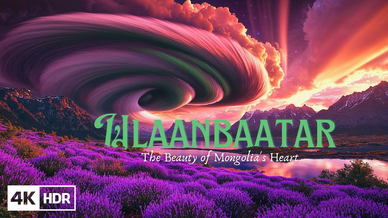 Ulaanbaatar 4K HDR 60fps | The Beauty of Mongolia's Heart