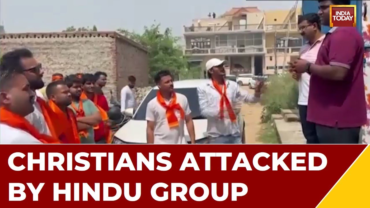 Watch | Hindu Group Clashes With Christians, 25 Men In Saffron Threatens Christians In Gurugram