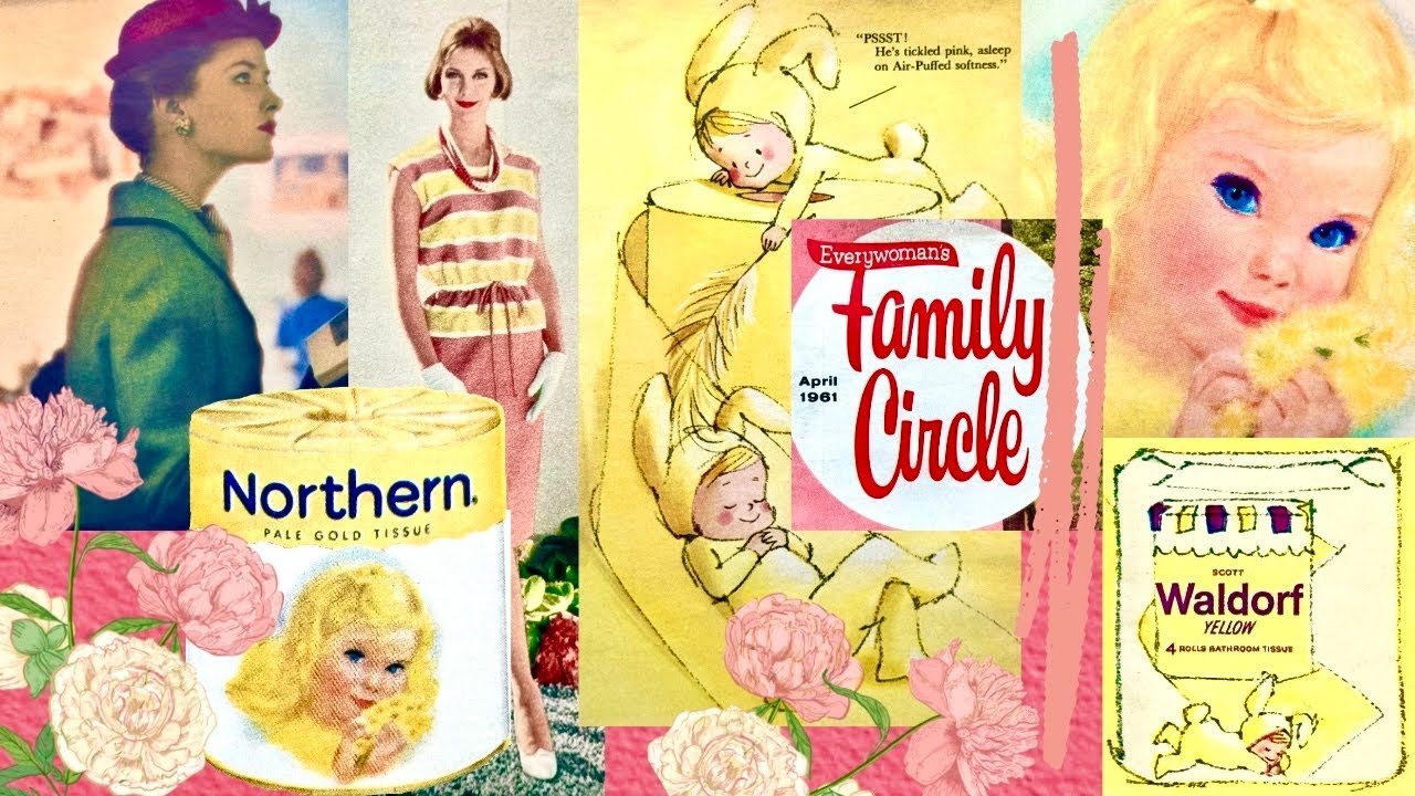 🌷Vintage April 1961 Family Circle Magazine Flip Through