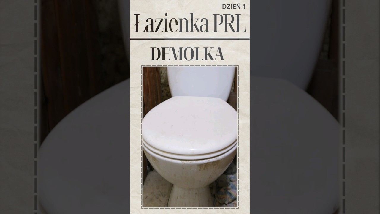 #DEMOLKA - Remont łazienki PRL w bloku