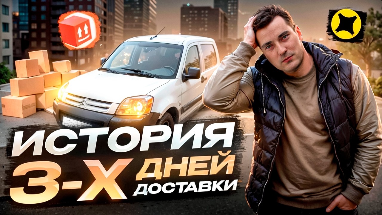 История 3-х дней доставки или Как я малый кузов покорял #яндекс #доставка