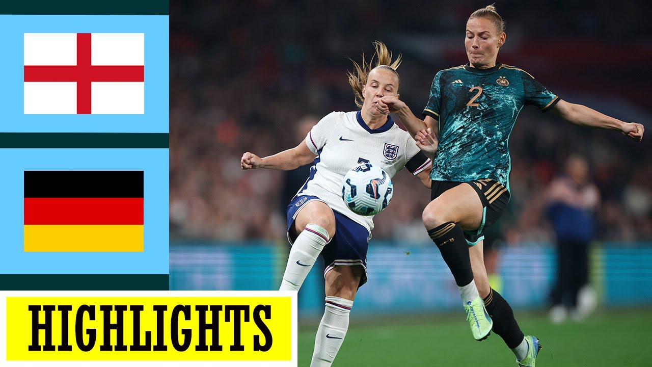 England vs Germany Highlights | Women's Football Friendly International | 10.25.2024