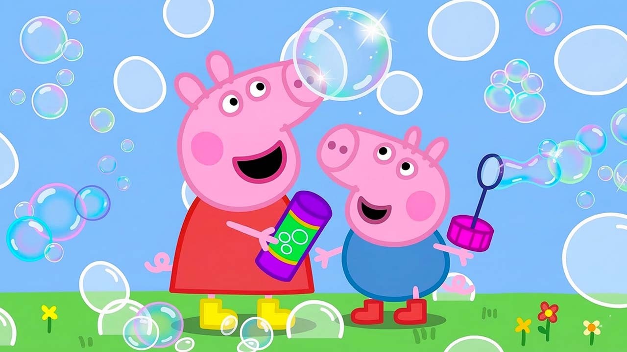 Peppa Pig 🐽 Souffle, souffle les bulles ! 🌬️ Dessins animés en français