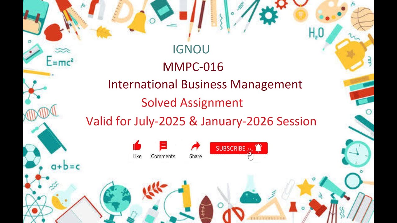 MMPC 016 SOLVED ASSIGNMENT | MMPC 016 IGNOU Solved Assignment July 2025 & Jan 2026 | IGNOU