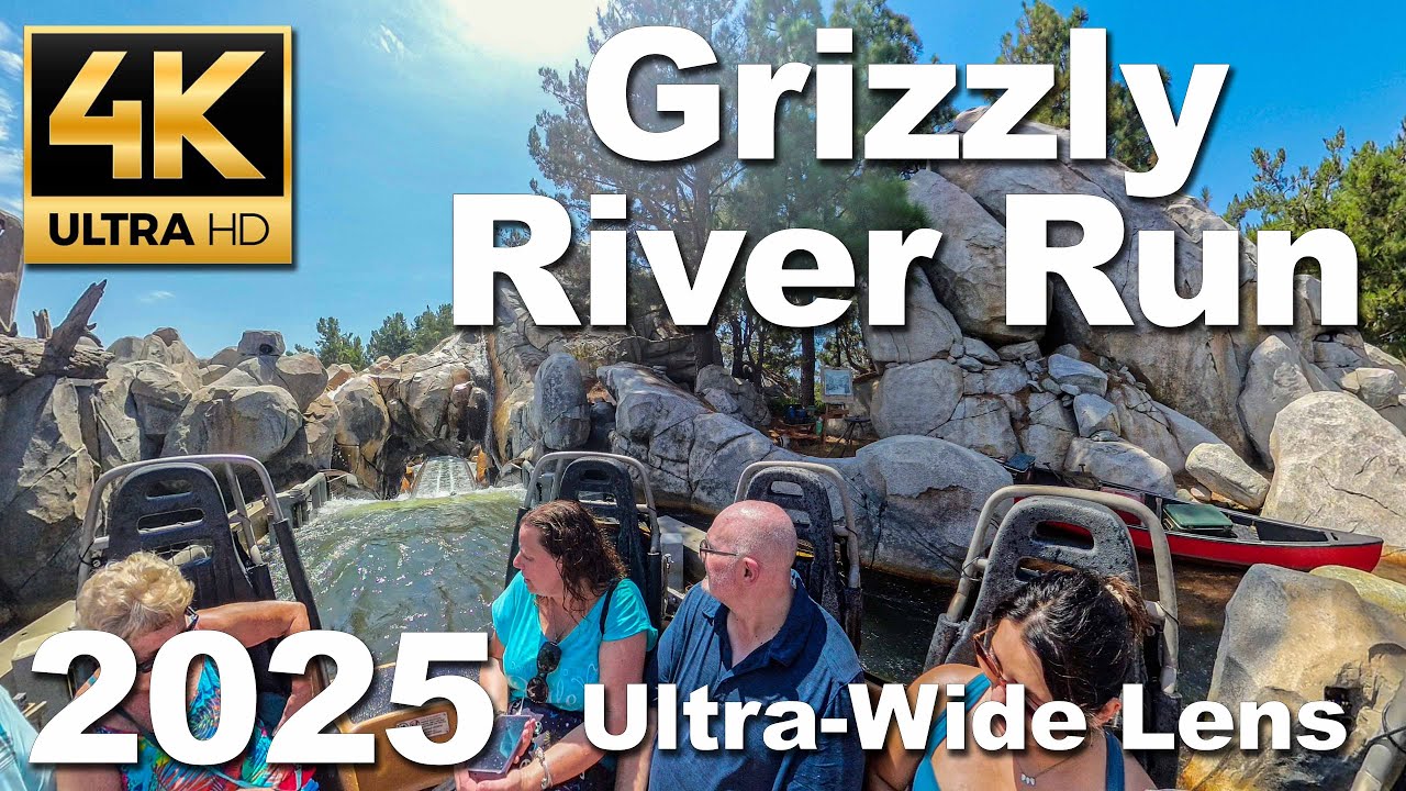 [4K] Grizzly River Run [2025] - Disney California Adventure