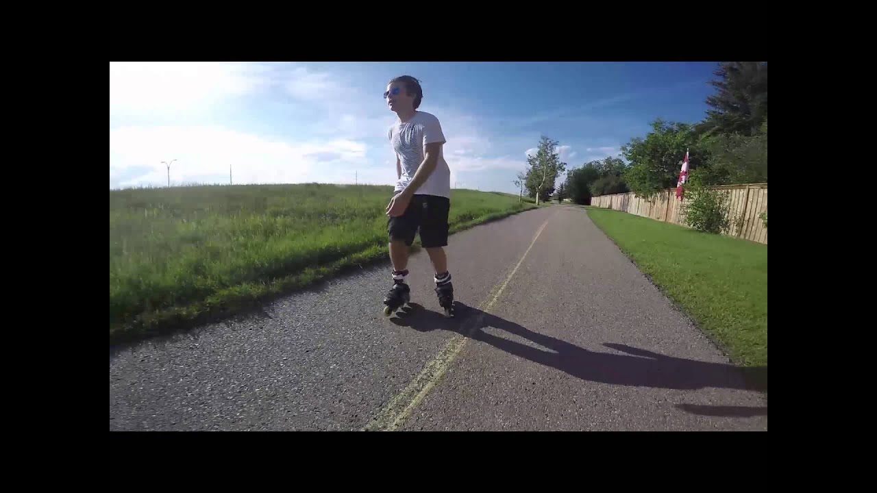 Inline Skating Hills slaloming and backwards - Shop Task Podcast 1