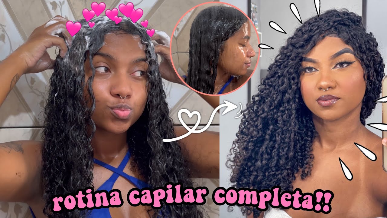 MINHA ROTINA CAPILAR COMPLETA!