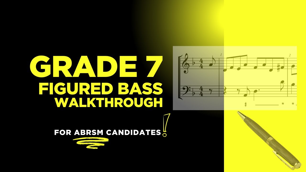 Grade 7 Music Theory: Figured Bass - A Worked Example