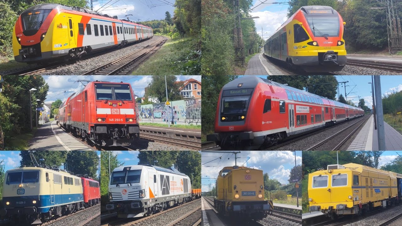 Zugverkehr in Kirch G&ouml;ns und Linden (1/1) 