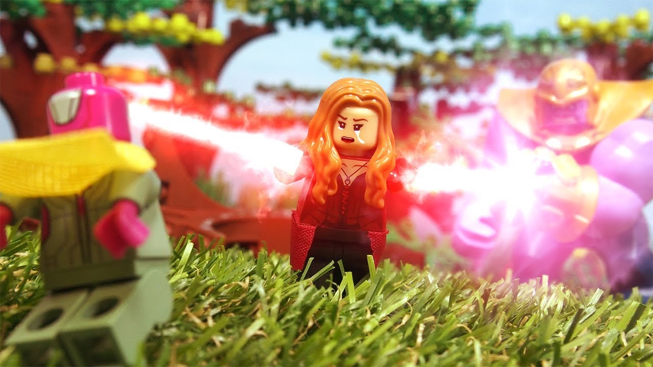 Lego Avengers Infinity War Scarlet Witch Destroys Mind Stone