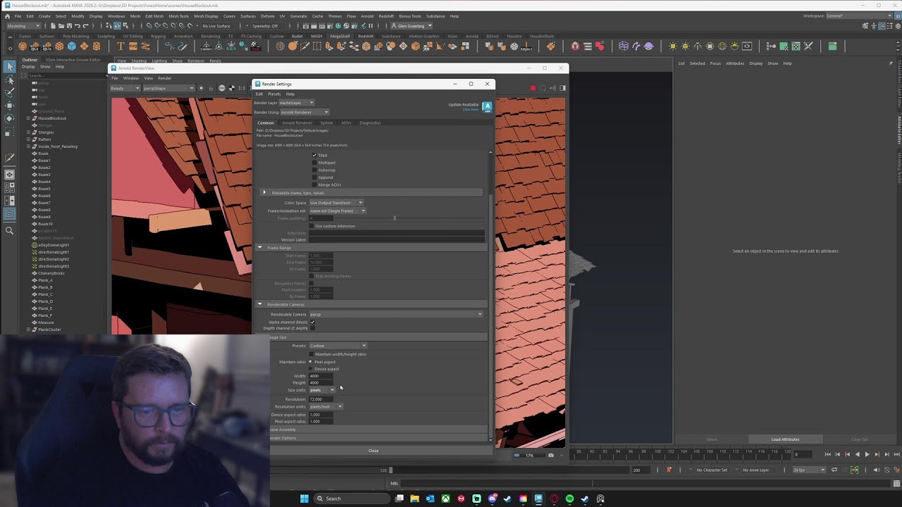 Cozy Cottage 3D Modeling