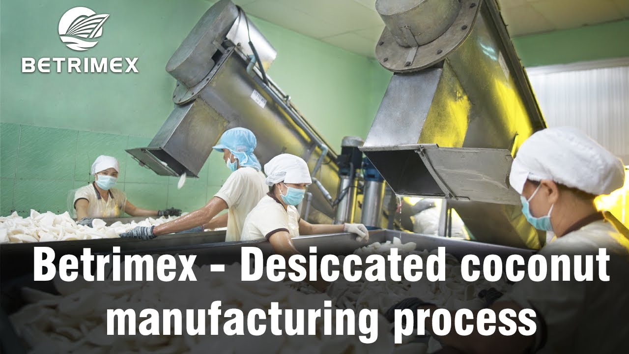 Betrimex - Desiccated coconut Manufacturing process