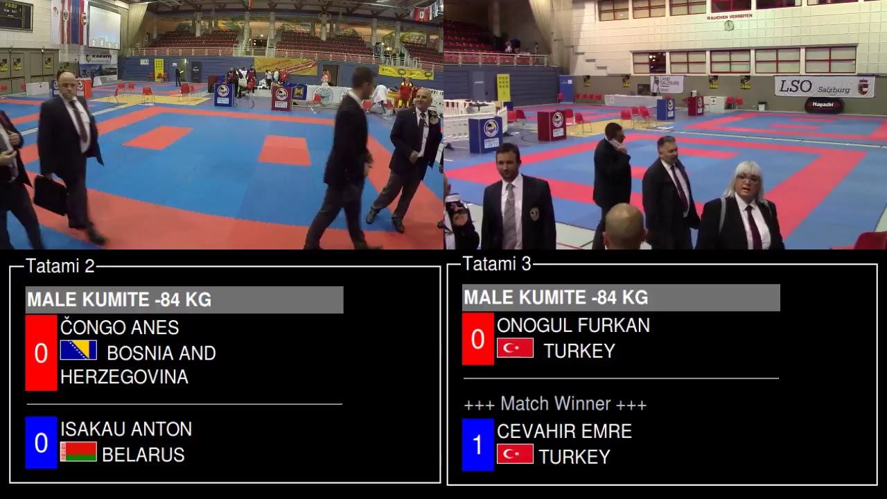 KARATE 1 - SERIES A / Salzburg 2017 / Tatami 2&3 / Day1