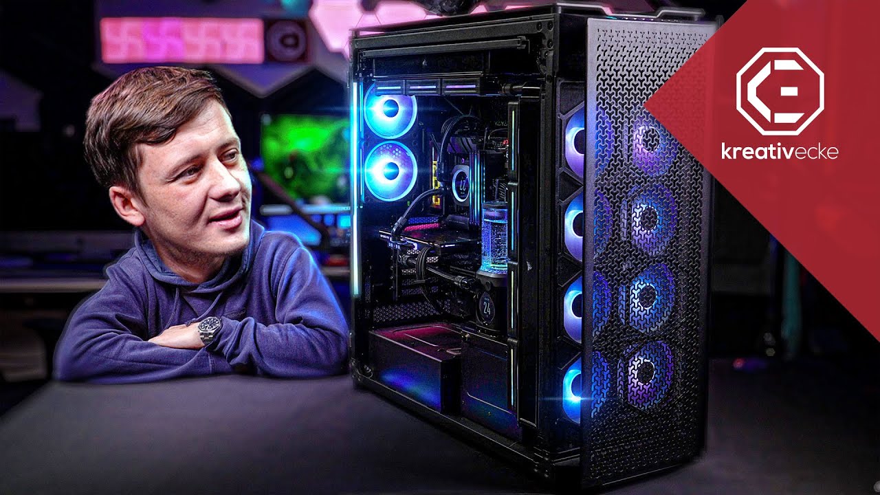 Der FETTESTE Gaming PC, den wir jemals gebaut haben! 22 Lüfter! 6 Liter Flüssigkeit! Corsair 9000D