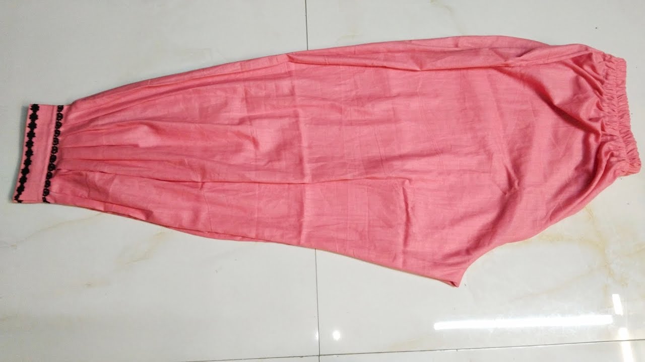 Sirf 2 metre fabric mein Afghani salwarIl full tutorial cutting and stitching 😊
