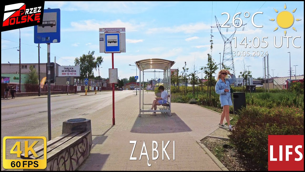 4k POLAND 🇵🇱 WARSAW 🚲 #BIKE ~ 🧸 ZĄBKI 🪆 ~ #PrzezPolskę