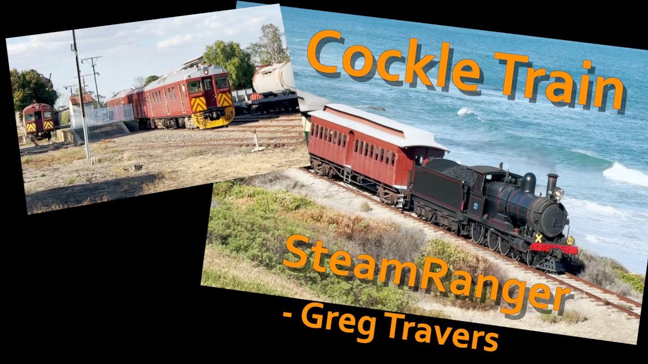 Australian Railways: SteamRanger Sth Australia chase Rx steam power and Redhen railcars April 2025