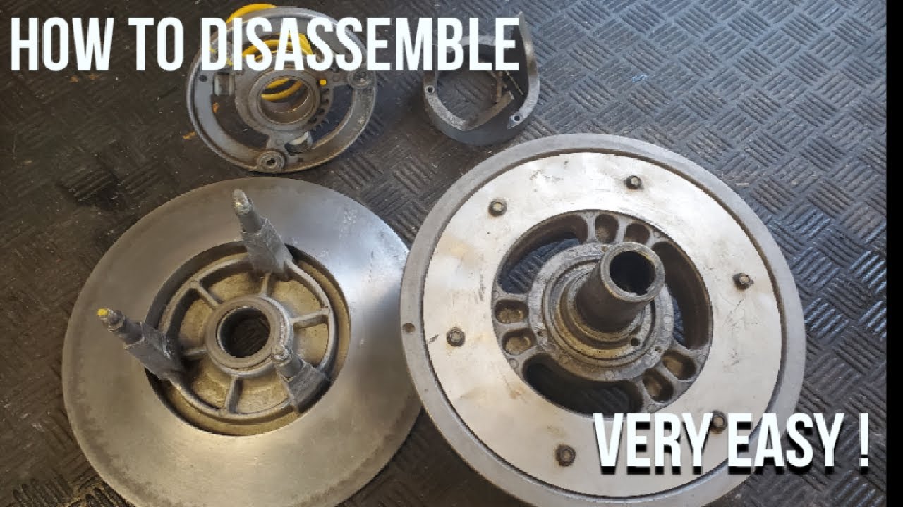 How To - Quick Arctic Cat Snowmobile Clutch Disassembly And Adjusting Belt Height / Deflection